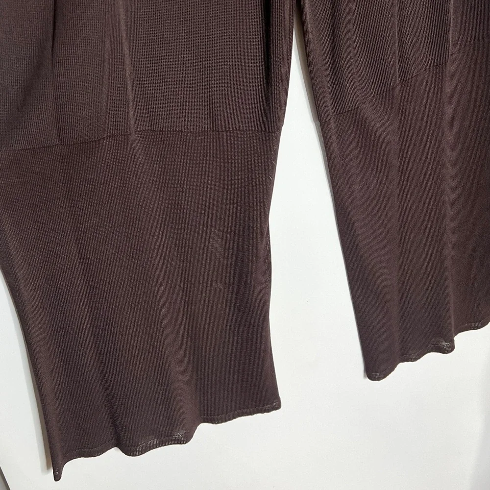 Yves Saint Laurent Sz 36 Vintage Two Piece 100% Knit Viscose Pant Tunic Set